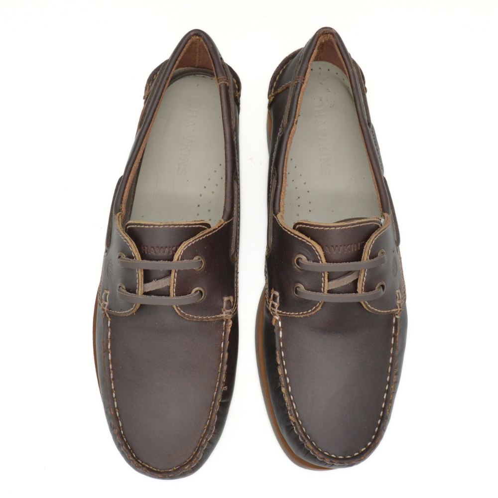 HAWKINS BOAT SHOE 6418 BRANDY | Greek Fashion
