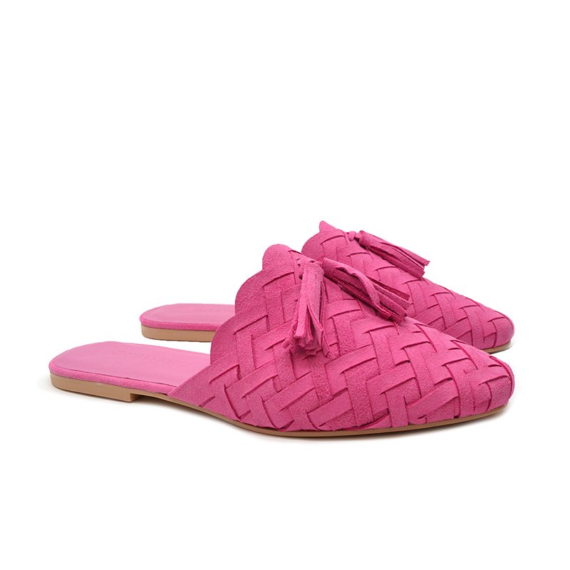 HAWKINS-MULES-7096-FUXIA-SUEDE
