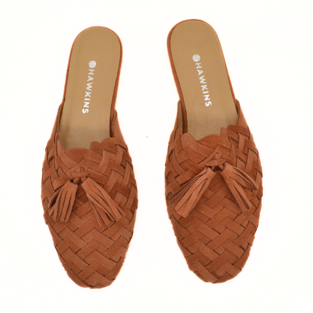 HAWKINS MULES 7096 ΚΕΡΑΜΙΔΙ SUEDE | Greek Fashion