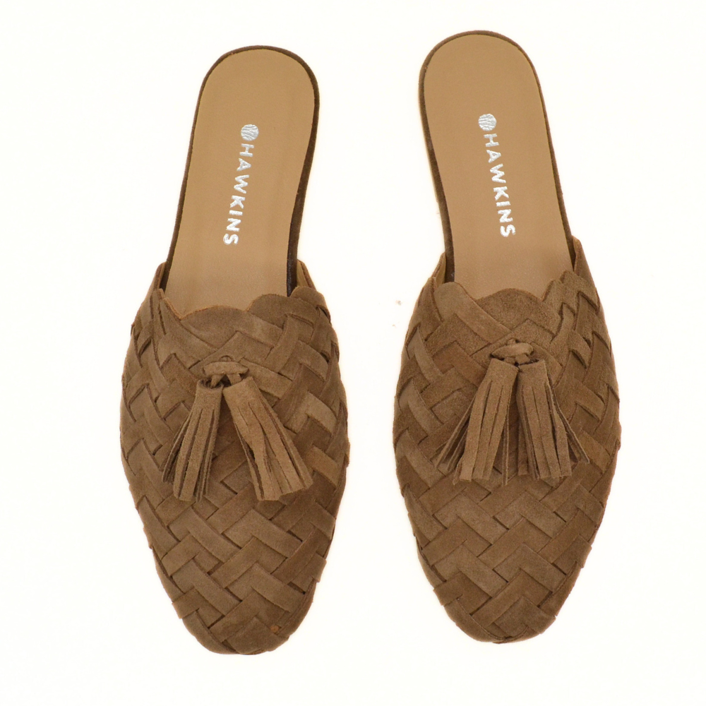 HAWKINS MULES 7096 ΤΑΜΠΑ SUEDE | Greek Fashion