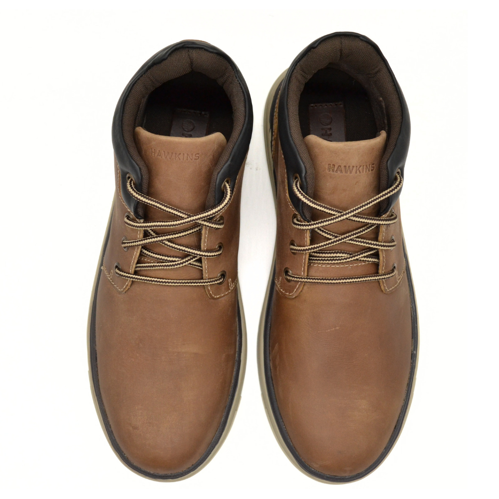 HAWKINS ΑΝΔΡΙΚΟ ΔΕΡΜΑΤΙΝΟ BOOTS 8115 | Greek Fashion