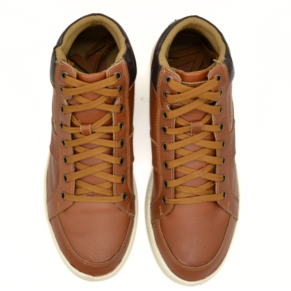 HAWKINS ΑΝΔΡΙΚΟ ΔΕΡΜΑΤΙΝΟ BOOTS 8303 | Greek Fashion