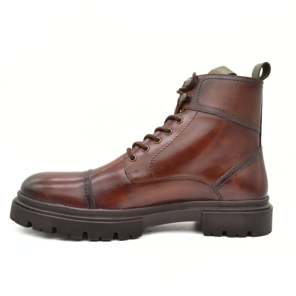 HAWKINS ΑΝΔΡΙΚΟ ΔΕΡΜΑΤΙΝΟ ΜΠΟΤΑΚΙ MONE | Greek Fashion