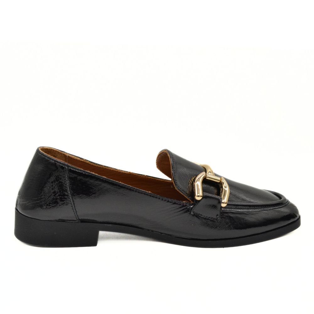 HAWKINS-ΓΥΝΑΙΚΕΙΟ-ΔΕΡΜΑΤΙΝΟ-LOAFER-ROM06-BLACK-PATENT