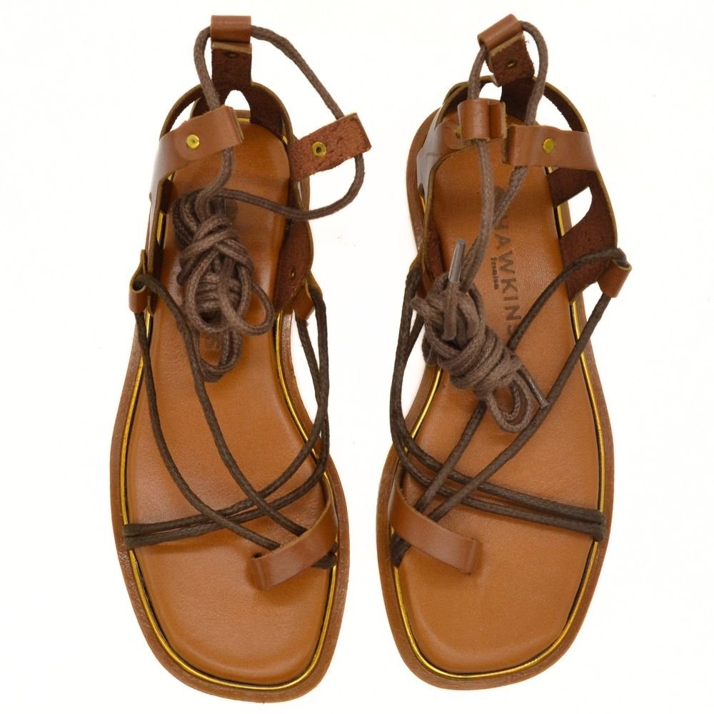 HAWKINS ΓΥΝΑΙΚΕΙΟ ΣΑΝΔΑΛΙ 24478 ΤΑΝ | Greek Fashion