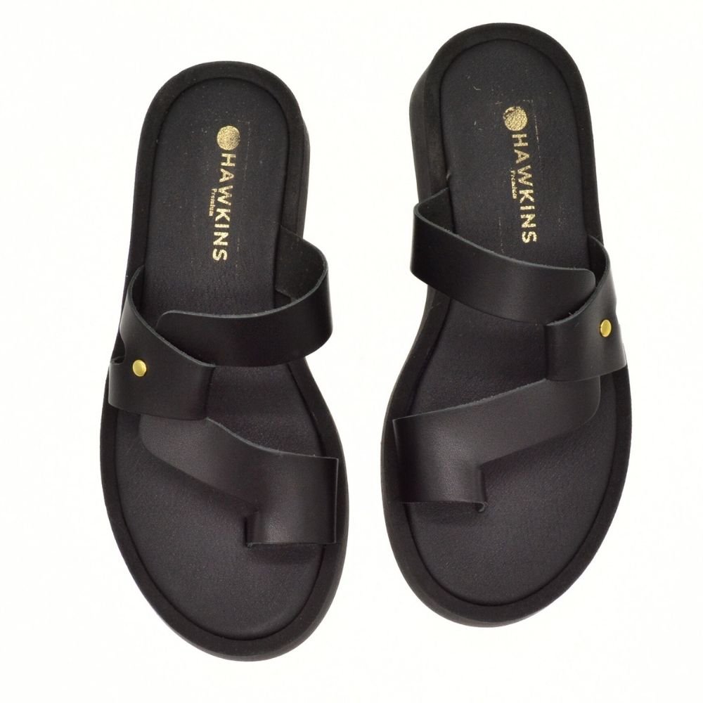 HAWKINS ΓΥΝΑΙΚΕΙΟ ΣΑΝΔΑΛΙ SIM4004 ΜΑΥΡΟ | Greek Fashion