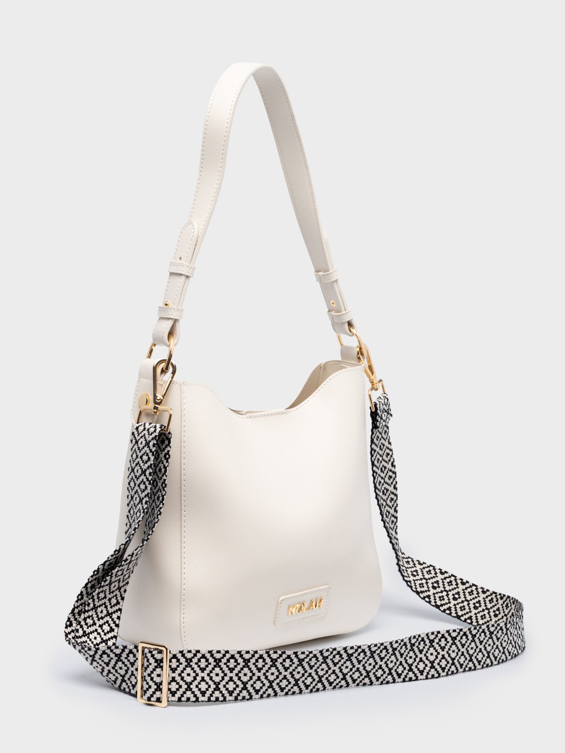 NOLAH ΓΥΝΑΙΚΕΙΑ ΤΣΑΝΤΑ MORAL IVORY | Greek Fashion