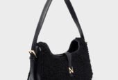 NOLAH ΓΥΝΑΙΚΕΙΑ ΤΣΑΝΤΑ SHEEPY BLACK | Greek Fashion