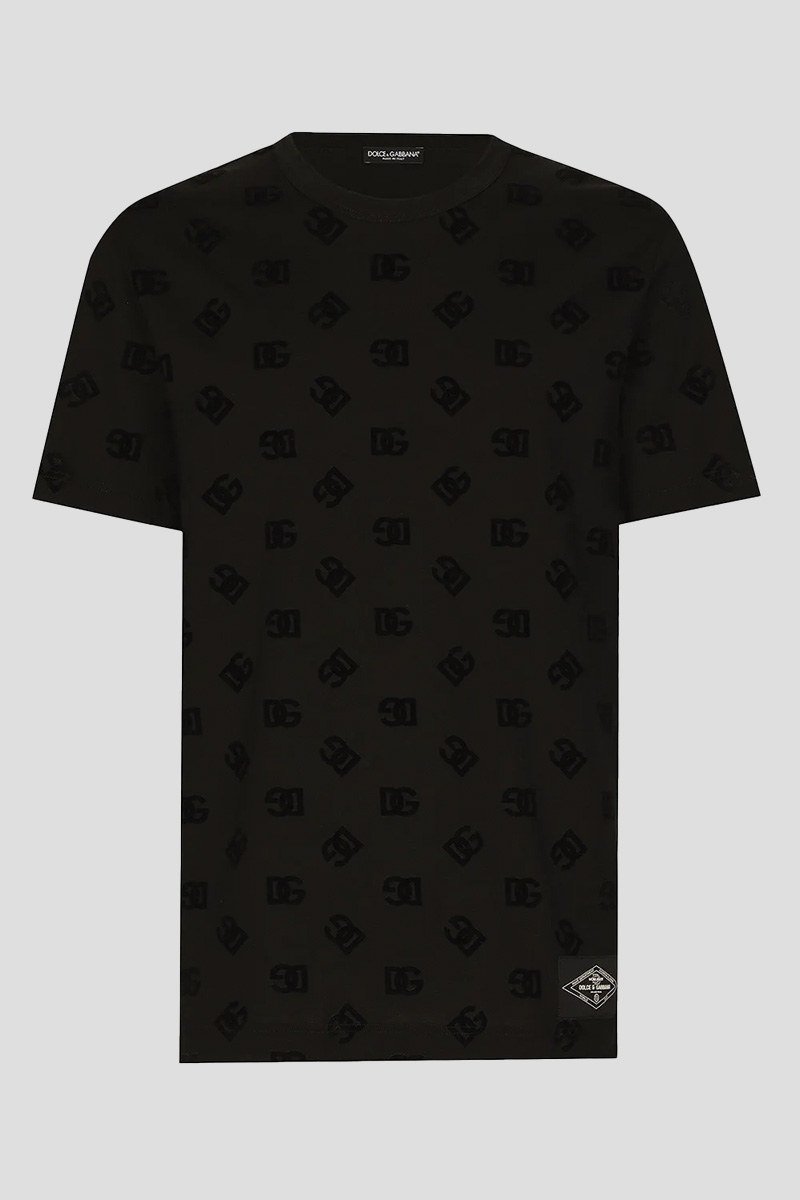 Ανδρικό-All-Over-Flocked-T-Shirt-DOLCEGABBANA