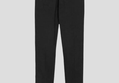 Ανδρικό-Black-Elasticated-Waist-Pants-AMI-PARIS