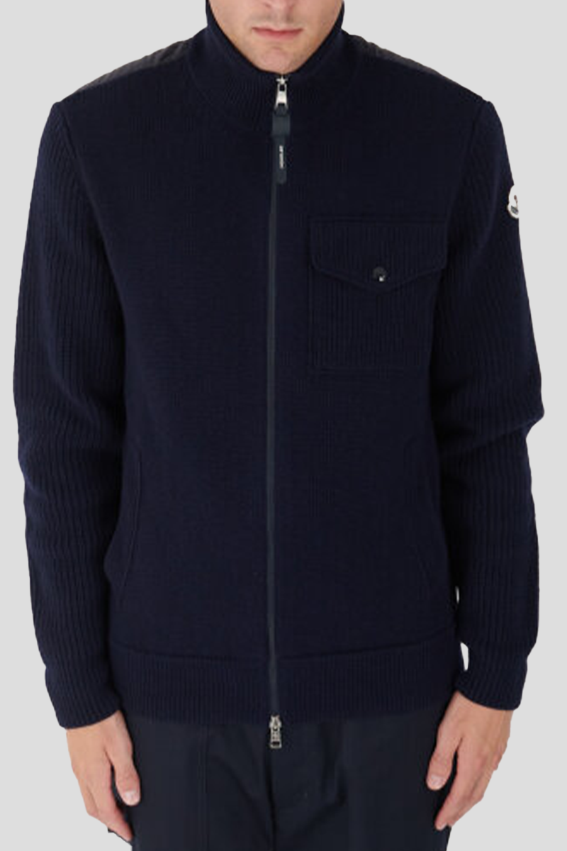 Ανδρικό Cardigan Tricot Navy MONCLER MONCLER