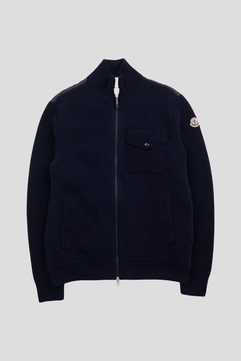 Ανδρικό Cardigan Tricot Navy MONCLER MONCLER