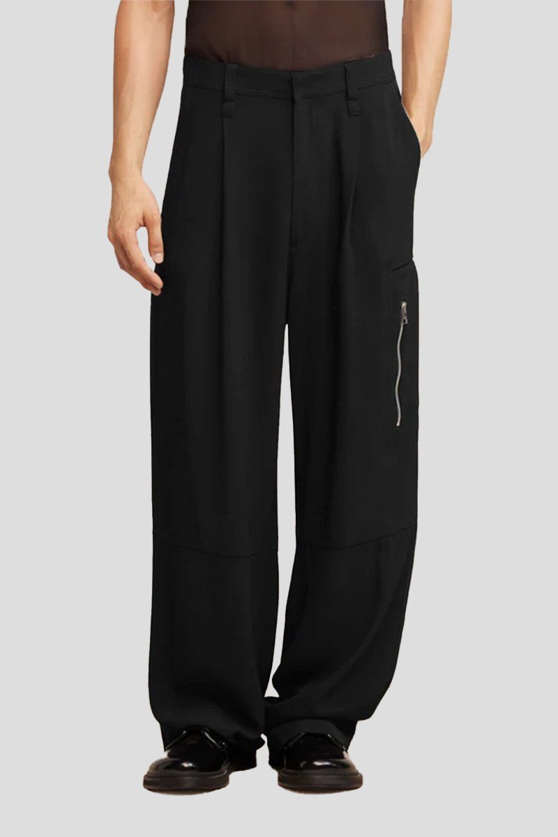 Ανδρικό Cargo Trousers In Black AMI PARIS