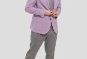 Ανδρικό Classic Suit In Purple LUBIAM