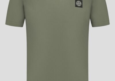 Ανδρικό-Cotton-T-shirt-In-Green-STONE-ISLAND
