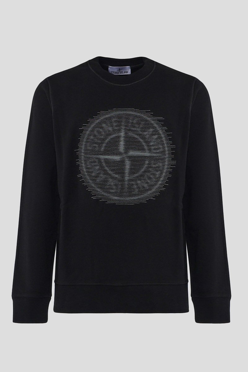 Ανδρικό-Crewneck-Sweatshirt-In-Cotton-Jersey-STONE-ISLAND