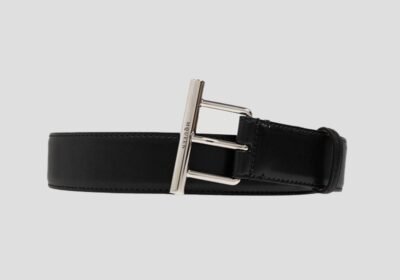 Ανδρικό-Cross-Bar-Black-Leather-ALEXANDER-MCQUEEN
