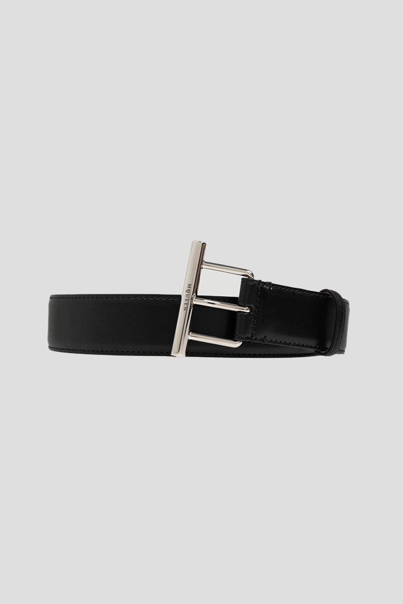 Ανδρικό-Cross-Bar-Black-Leather-ALEXANDER-MCQUEEN