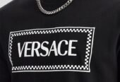 Ανδρικό Embroidered Logo T shirt VERSACE