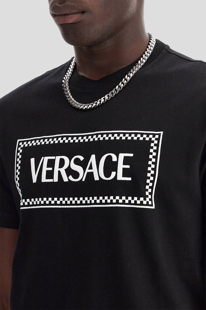 Ανδρικό Embroidered Logo T shirt VERSACE