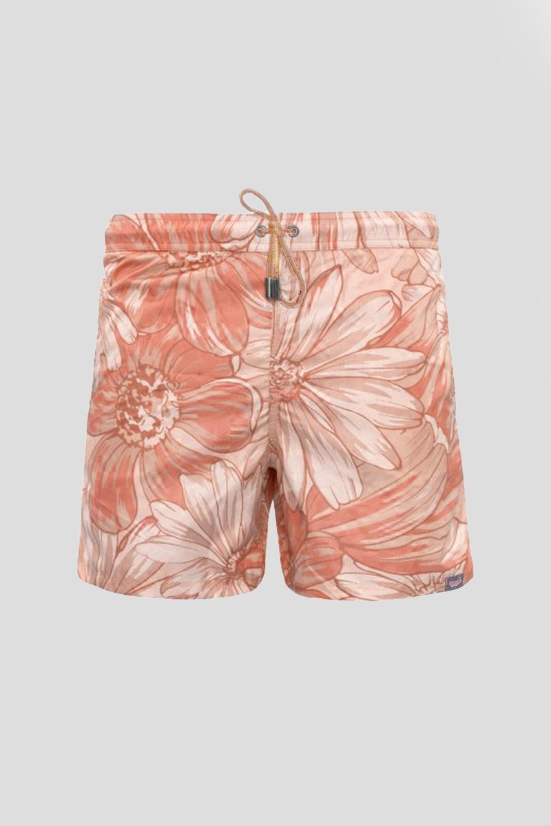 Ανδρικό Floral Swimwear In Peach ASPESI