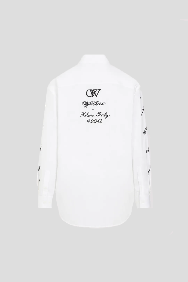 Ανδρικό Heavycot Collar Shirt OFF OFF-WHITE