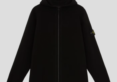 Ανδρικό-Knit-Cardigan-In-Black-STONE-ISLAND