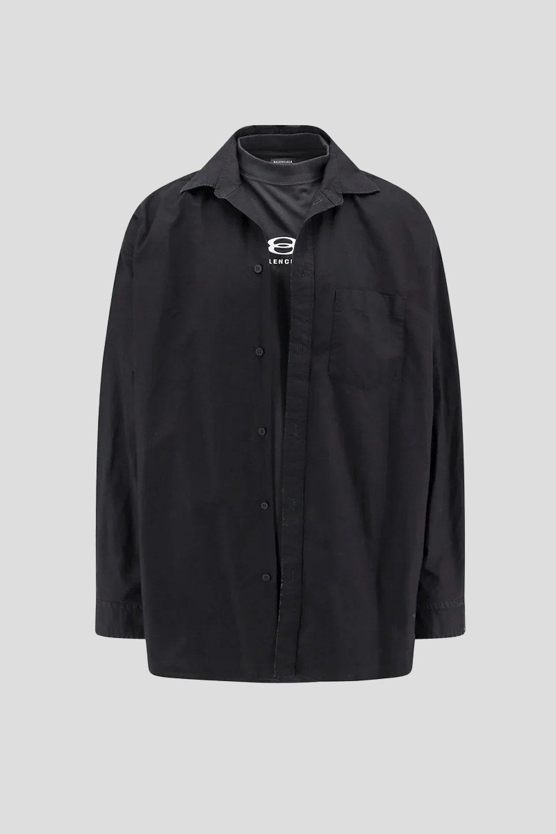 Ανδρικό-Long-Sleeve-Layered-Shirt-BALENCIAGA