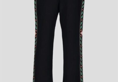 Ανδρικό-Merino-Wool-Embroidered-Laurel-Pants-CASABLANCA