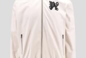 Ανδρικό Monogram Leather Trk Jacket PALM ANGELS