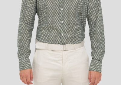 Ανδρικό-Patterned-Shirt-In-Green-MIRCAM