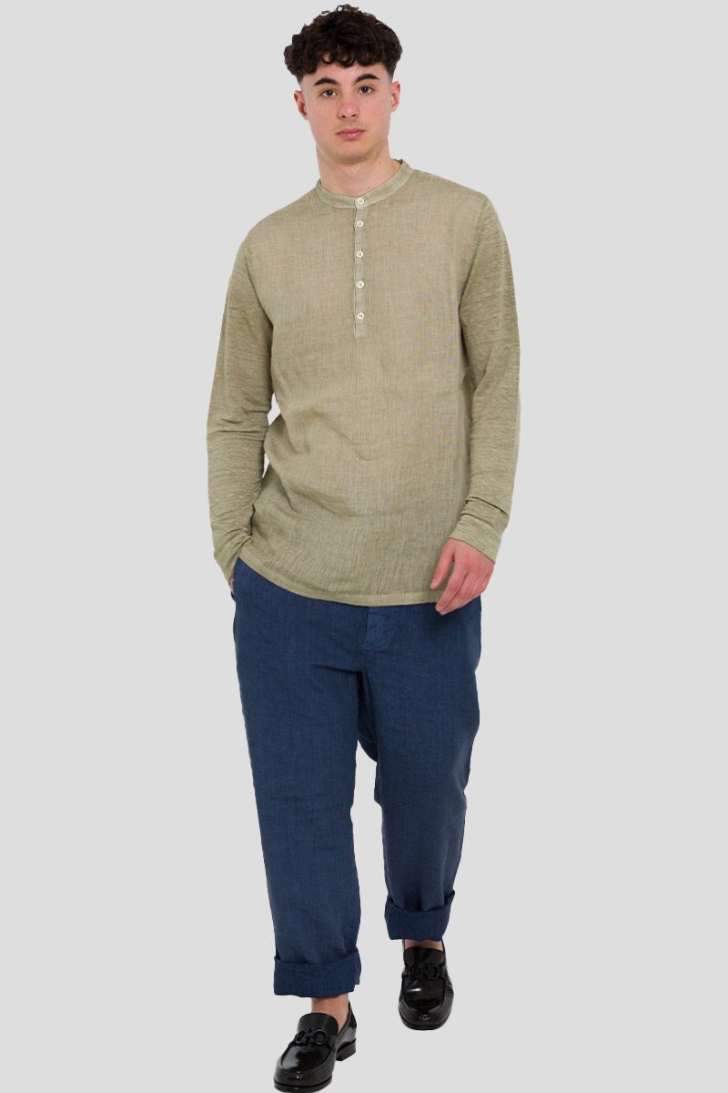 Ανδρικό-Serafino-Regular-Fit-Linen-Shirt-120-LINO