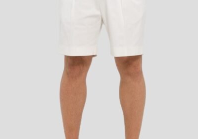 Ανδρικό-Shorts-In-White-BE-ABLE