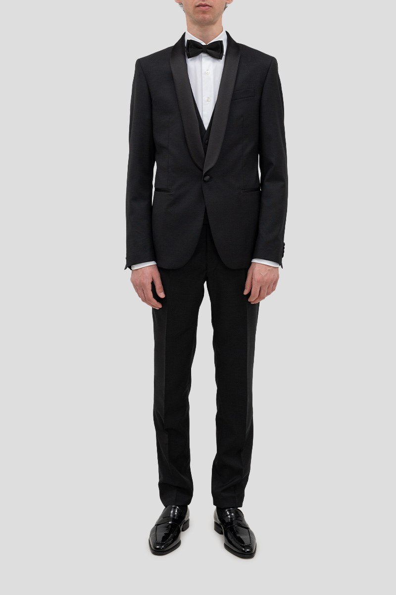 Ανδρικό-Three-Piece-SuitBlack-CORNELIANI