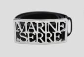 Ανδρικό Tin Leathe Buckle Belt MARINE SERRE
