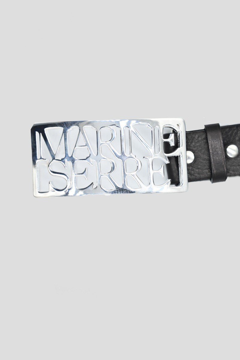 Ανδρικό Tin Leathe Buckle Belt MARINE SERRE