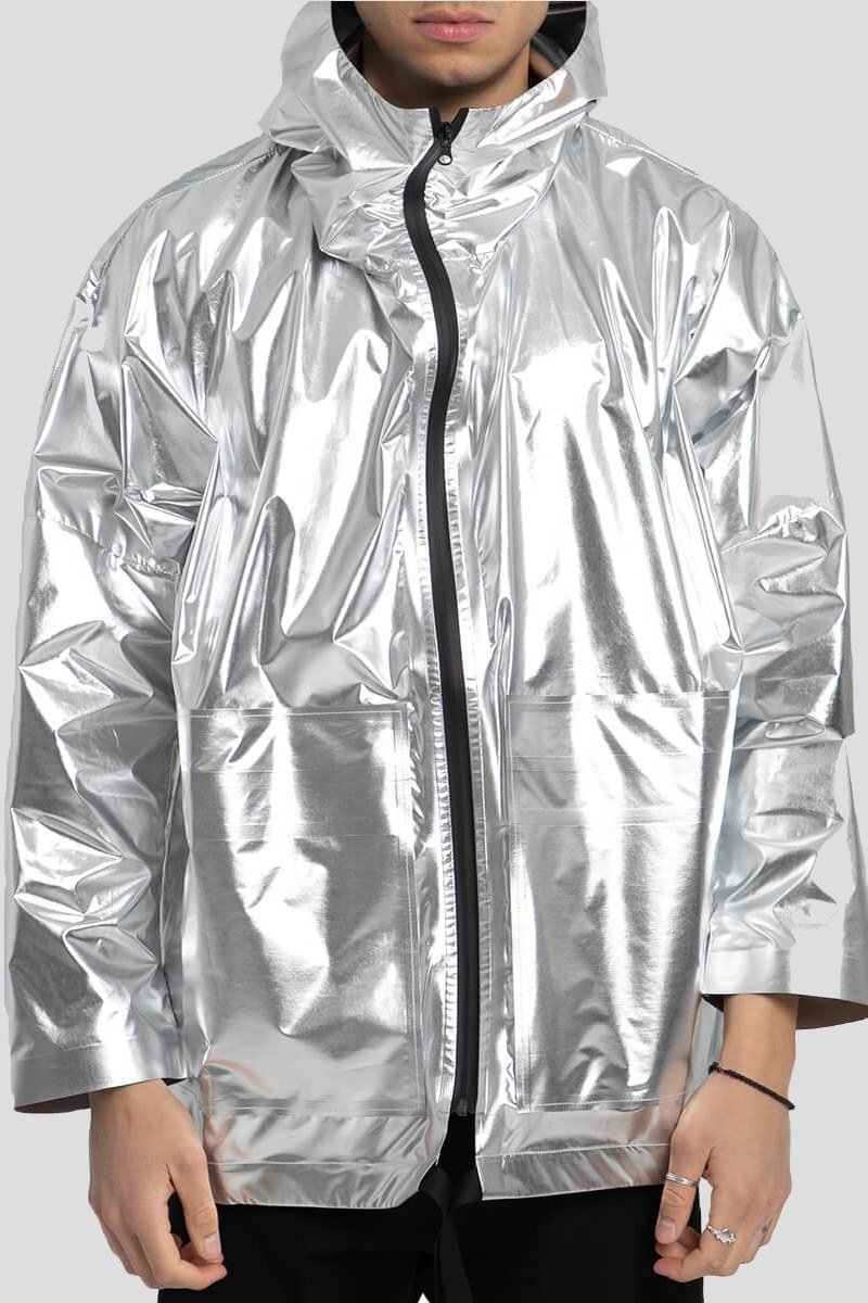 Ανδρικό Ασημί Hoodie Jacket BARBARA BARBARA ALAN