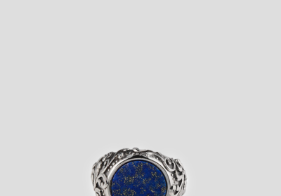 Ανδρικό-Ασημί-Lapis-Chevalier-Ring-EMANUELE-BICOCCHI