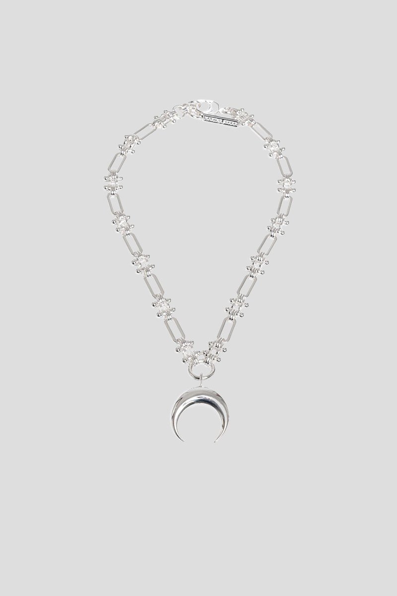 Ανδρικό Ασημί Necklace With Platinum MARINE SERRE