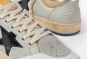 Ανδρικό Γκρι BallStar Distressed Sneakers GOLDEN GOOSE