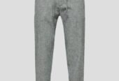 Ανδρικό Γκρι Blend Tapered Trousers SELECTED HOMME