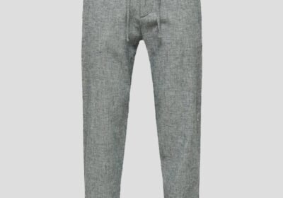 Ανδρικό-Γκρι-Blend-Tapered-Trousers-SELECTED-HOMME
