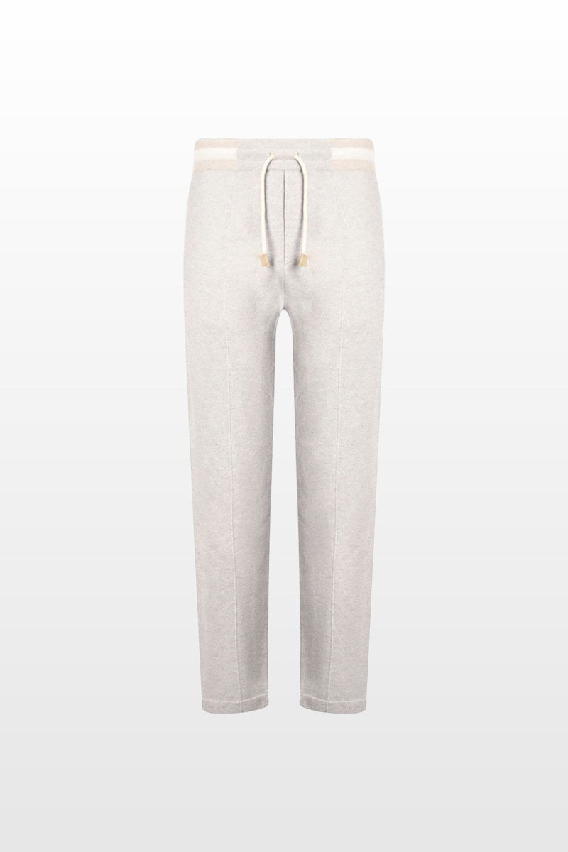 Ανδρικό-Γκρι-Cashmere-Knit-Pants-GRAN-SASSO