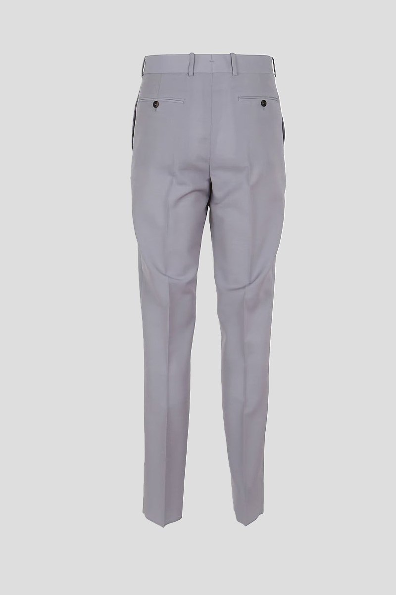 Ανδρικό Γκρι Cigarette Tailored Pants ALEXANDER MCQUEEN