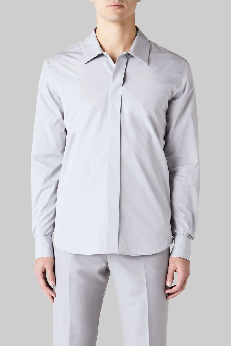 Ανδρικό-Γκρι-Classic-SielGrey-Shirt-ALEXANDER-MCQUEEN