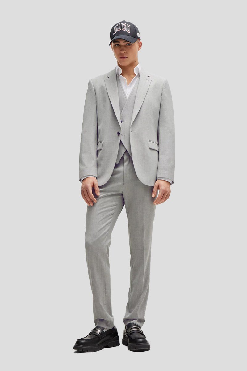 Ανδρικό Γκρι Extra Slim Fit HUGO