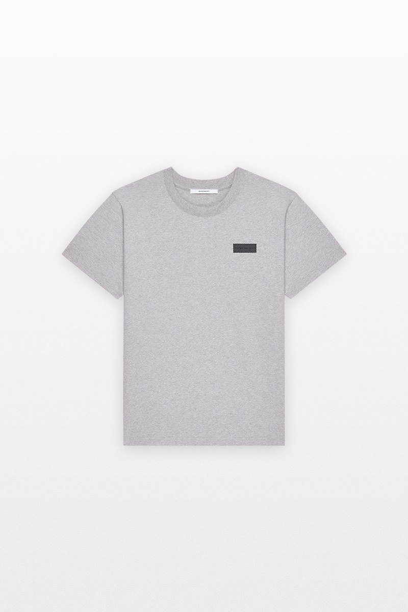 Ανδρικό-Γκρι-Grosgrain-Givenchy-Patch-T-shirt-GIVENCHY