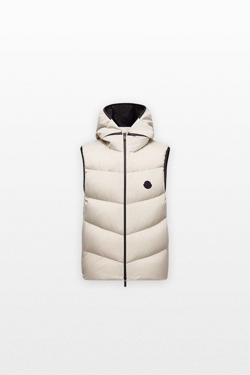 Ανδρικό-Γκρι-Guersac-Diagonal-Quilted-Hooded-Down-Gilet-MONCLER