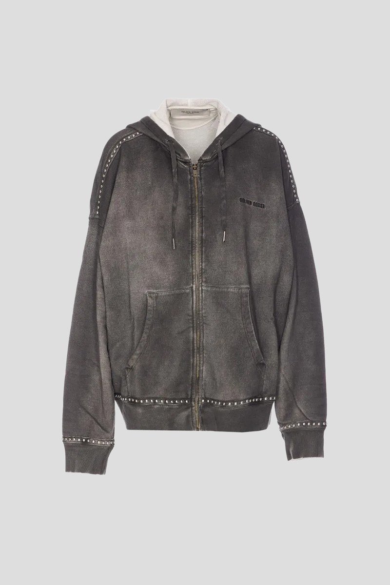 Ανδρικό Γκρι Journey Zip Up GOLDEN GOOSE