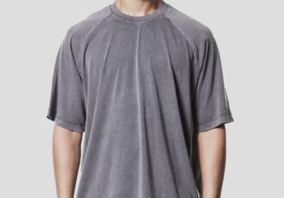 Ανδρικό-Γκρι-Mens-Oversized-T-Shirt-THOM-KROM